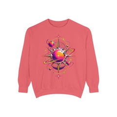 Cosmic Orbit Sweatshirt — Neon Planet Graphic Pullover