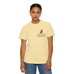 Lauren McGowan Front Logo Back Graphic Baldwin Harbor Animal Hospital "Who Let the Dogs Out?" Tee