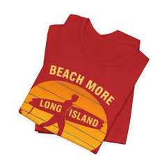 Ponquogue Beach Vibes Unisex Tee - Surf's Up Long Island | Summer Shirt