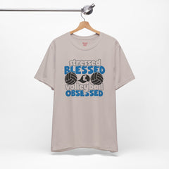 Stressed Blessed Volleyball Obsessed Shirt,Unisex Tee,graphic t shirt,gift for her,gift for him,volleyball team,playergift,fangift,Coachgift