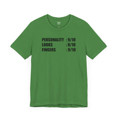 Personality Looks Fingers, Check! - Unisex Jersey Short Sleeve Tee | Amputee Aware,Amputee Humor,Finger Amputee,Gift For Him,Gift For Her