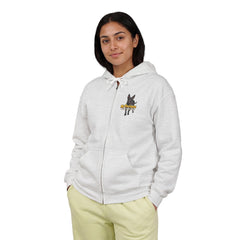 Personalized with your dogs image Zip Hoodie — "My Therapist Has a Wet Nose" Graphic