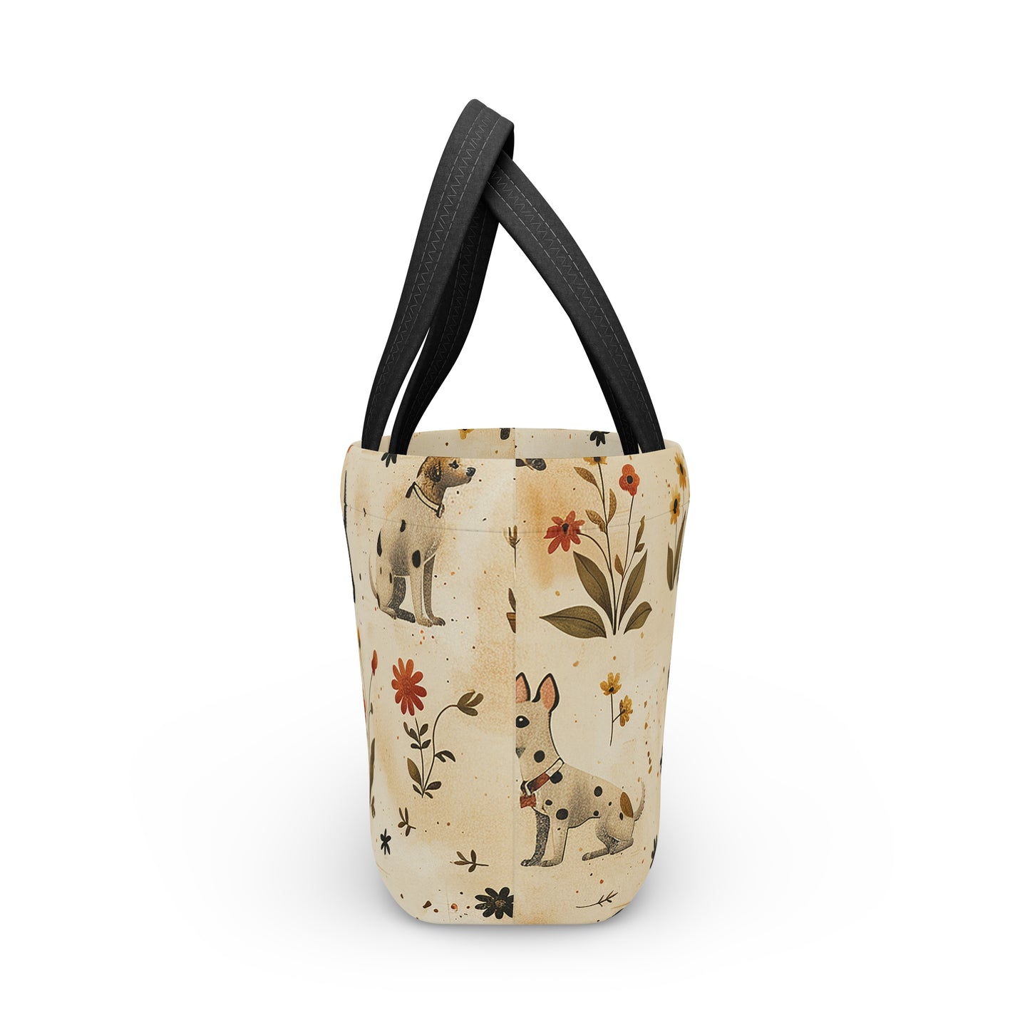 Flowers And Dogs - Lunch Bag