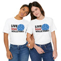 Live Love Volleyball T Shirt,gift for her,gift for him,volleyball gift,sports tee,team shirt,player gift,coach gift,Love Volleyball,Spike it