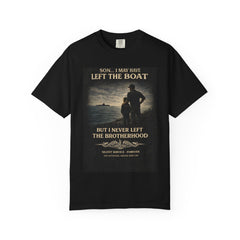 Submarine Brotherhood Navy T-Shirt — "Son...I May Have Left the Boat" Memorial Tee