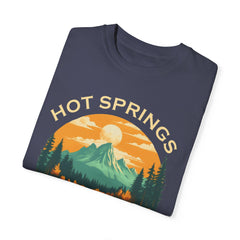 Hot Springs National Park Graphic, Comfort Colors Soft Relaxed Fit Unisex Garment-Dyed T-shirt