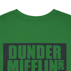 Nashua Unisex Heavy Cotton Tee - Retro Dunder Mifflin Design for Nostalgic Fans