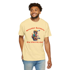 Acoustic Sunshine Parrot Vibes T-Shirt