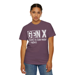 GEN X FUNNY graphic, Raised on Hose Water and Neglect, Retro Comfort Colors 1717, unisex garment-dyed t-shirt, gift for him, gift for her, Birthday gift tee, Vintage Style graphic tee, Fathers Day Shirt