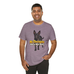 My Therapist Has A Wet Nose Personalized with your dog(s) image T-Shirt