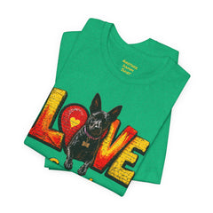 Personalized Love Your Dog T-Shirt — Designed with your dogs name and picture Graphic Tee