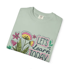 Floral Teacher T-Shirt - Comfort Colors Soft