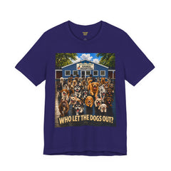 Who Let the Dogs Out? Baldwin Harbor Animal Hospital Graphic Dog Rescue T‑Shirt
