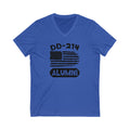 DD 214 Alumni Unisex Jersey Short Sleeve V-Neck Tee