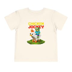 Toddler Chicken Jockey Tee - Fun Minecraft Animal T-Shirt for Kids