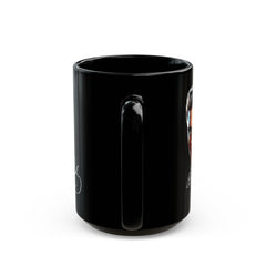 Portrait of Elvis Graphic - Black Mug (11oz, 15oz)