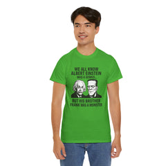 Funny Albert Einstein Science T-Shirt - Perfect Gift for Nerds, Frankenstein Halloween Shirt