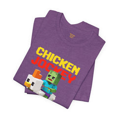 Video Game Chicken Jockey Tee - Unisex Short Sleeve T-Shirt