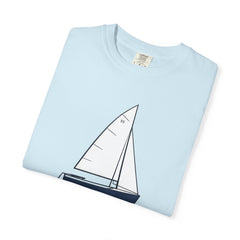 Hempstead Bay Sailing Club Graphic T-Shirt — "Real Sailors Fly Scots" Nautical Tee
