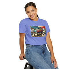 Ventura Highway Driving America Graphic Comfort Colors Unisex Garment Dyed T-shirt