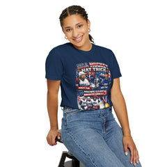 Hockey Hat Trick T-Shirt — USA Men's, Women's & Paralympic Gold Tribute 2026