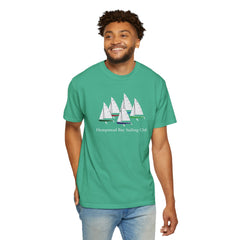 Hempstead Bay Sailing Club T-Shirt — Vintage Sailboat Race Day Tee