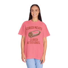 Cured Meats Graphic Tee - Funny Foodie Wear, Gift for Meat Lovers