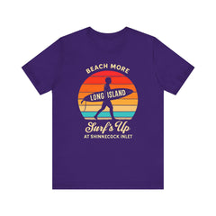 Shinnecock Inlet Beach Vibes Unisex Tee - Surf's Up Long Island | Summer Shirt