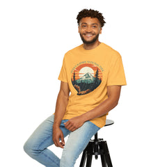 Mount Rainier National Park Graphic, Comfort Colors Soft Relaxed Fit Unisex Garment-Dyed T-shirt