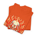 Flaming Fire Clown - Graphic Unisex Heavy Cotton Tee