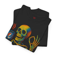 Grateful Dead Inspired Sarcastic Skeleton Tee