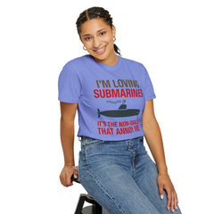 Submarine Lover T-Shirt, Nautical Tee, Gift for Submarine Fans, Funny Graphic Shirt, Summer Casual Wear