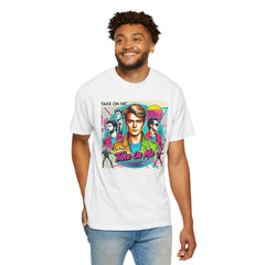 80s Music Take On Me  - Graphic Comfort Colors Garment Dyed Shirt