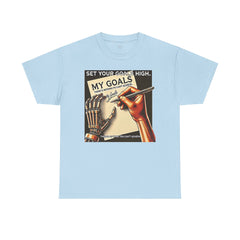 Amputee Motivational Goals  - Unisex Heavy Cotton Tee