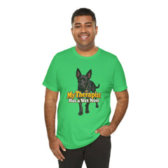 My Therapist Has A Wet Nose Personalized with your dog(s) image T-Shirt