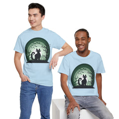 BLACK CAT! Graphic Unisex Heavy Cotton Tee