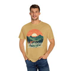 Shenandoah National Park Graphic, Comfort Colors Soft Relaxed Fit Unisex Garment-Dyed T-shirt