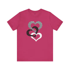 Triple Heart Design Tee