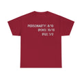 Personality, Looks, Fingers Count - Unisex Heavy Cotton Tee / Prosthetic Humor / One Leg / One Arm / Missing Fingers