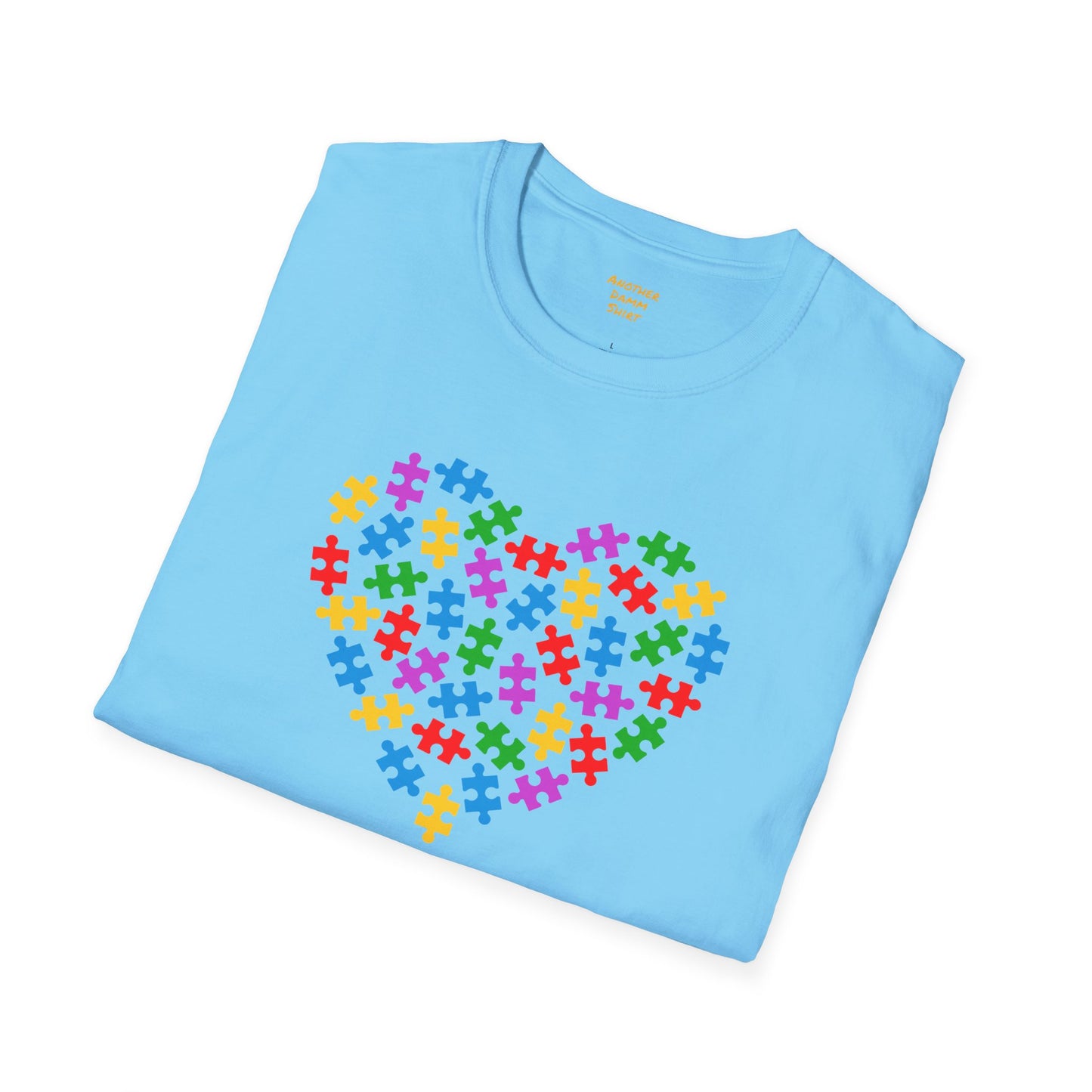 Autism Awareness -  Graphic Heart Shirt