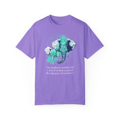 Elephants Graphic  Garment-Dyed T-shirt