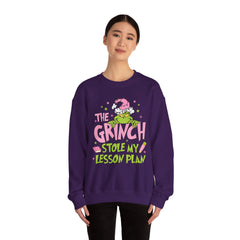 Grinch Stole My Lesson Plan Sweatshirt