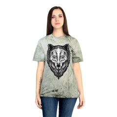 Spirit Wolf Unisex Color Blast T-Shirt / animal print t-shirt, wild life lover gift, spirit animal tee, wolf graphic tee, nature lover gift