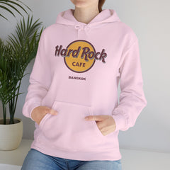 Hard Rock Cafe Bangkok Vintage Logo Hoodie — Retro Pullover