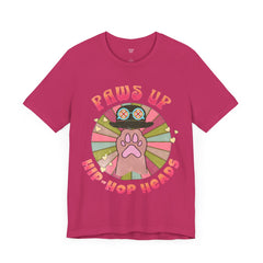 Funny Cat Paws Up Hip Hop Heads - Graphic Tee