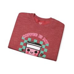 Woman's Coffee Valentine -  Unisex Heavy Blend™ Crewneck Sweatshirt