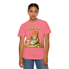 Whisker Cat Baking T-Shirt — Cute Cat Chef Graphic Tee
