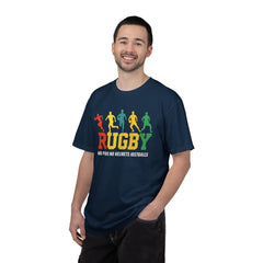 Rugby Players Rainbow Graphic T-Shirt