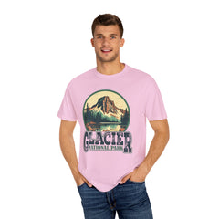 Glacier National Park Graphic, Comfort Colors Soft Relaxed Fit Unisex Garment-Dyed T-shirt