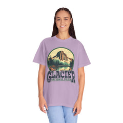 Glacier National Park Graphic, Comfort Colors Soft Relaxed Fit Unisex Garment-Dyed T-shirt